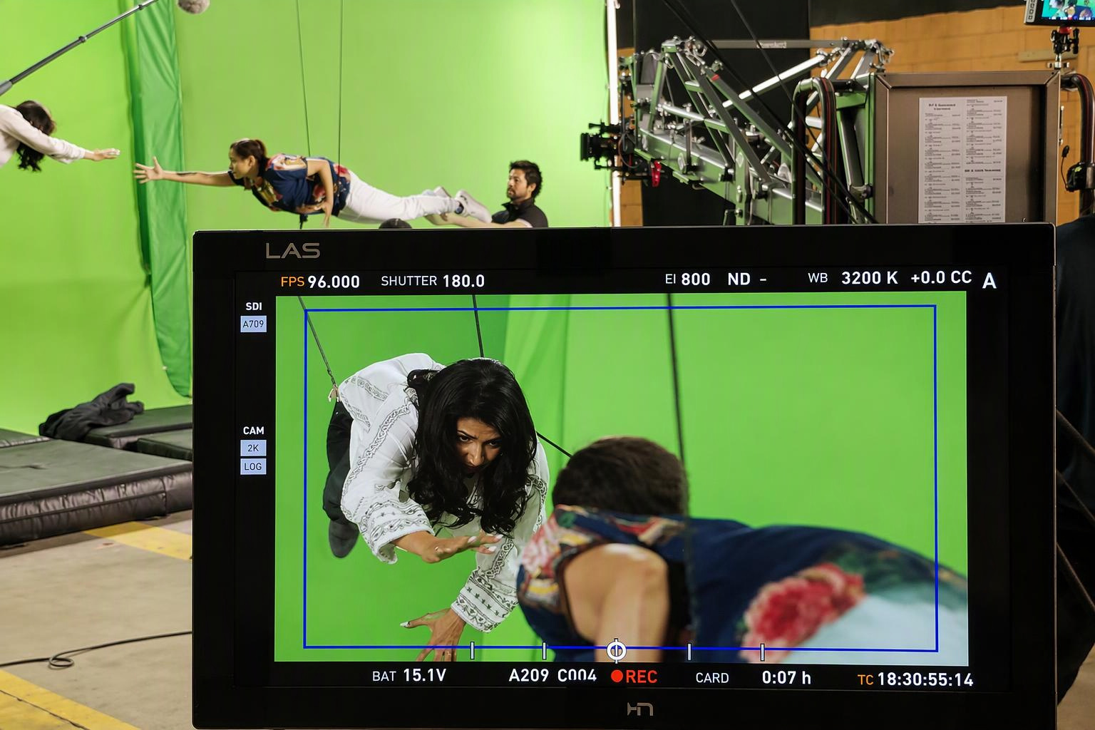 On-set VFX production